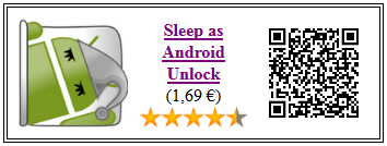 Ficha del servicio Sleep as Android Unlock