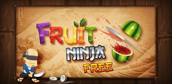 Imagen baner de la aplicacion de juego fruit ninja