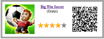 Ficha de la aplicación de juego big win soccer