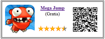 Ficha de la aplicación de juego mega jump