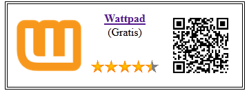 Ficha de la aplicación de libro wattpad