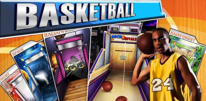 Imagen baner de la aplicacion de juego basketball mania