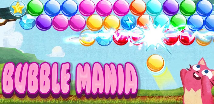 Imagen baner de la aplicacion de juego Bubble Mania