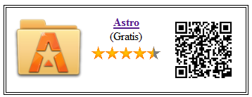 Ficha qr de astro: adminstrador de archivos