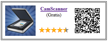 Ficha de la aplicación de fotografia camscanner gratis