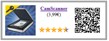 Ficha de la aplicación de fotografia camscanner pago