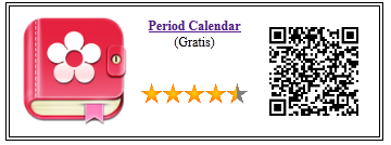 Ficha de la aplicación de salud Period Calendar