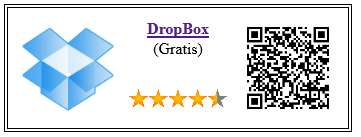 Ficha qr de aplicacion de servicio dropbox