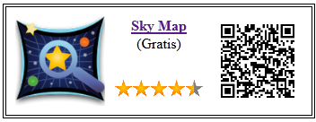 Ficha qr de aplicacion de educacion Sky Map