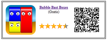 Ficha qr de aplicacion de juego Bubble Blast Boxes