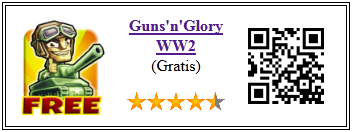 Ficha qr de aplicacion de juego Glory n gun WW2 free