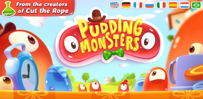 Imagen baner de la aplicacion de juego Pudding Monsters