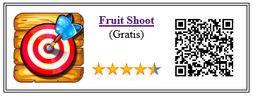 Ficha qr de aplicacion de juego Fruit Shoot