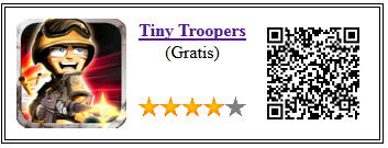 Ficha qr de aplicacion de juego Tiny Troopers